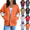 Women's Fashion Casual Long Sleeve Solid Color Hooded Sweatshirt Tops