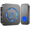 Wireless Doorbell - AIMOONSA - Plug-in Receiver Kit - 400 M Range - Waterproof - 110 dB