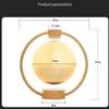 Lâmpada da Lua de Levitação Magnética com Rotação de 360 Graus, Alto-falante Bluetooth, Subwoofer Sem Fio, 7 Cores, Caixa de Som Flutuante Suspensa