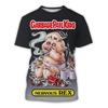 Camisetas Gráficas de Cubo de Basura de Dibujos Animados para Niños Estampado 3D Camisetas de Anime para Niños Moda Hombres Mujeres Manga Corta Cuello Redondo Camiseta Harajuku Y2k Top