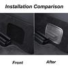 For Leading Ideal LiXiang   L9 Car Refrigerator Heat Dissipation And Dust Cover Stainless Steel Sticker Accessories