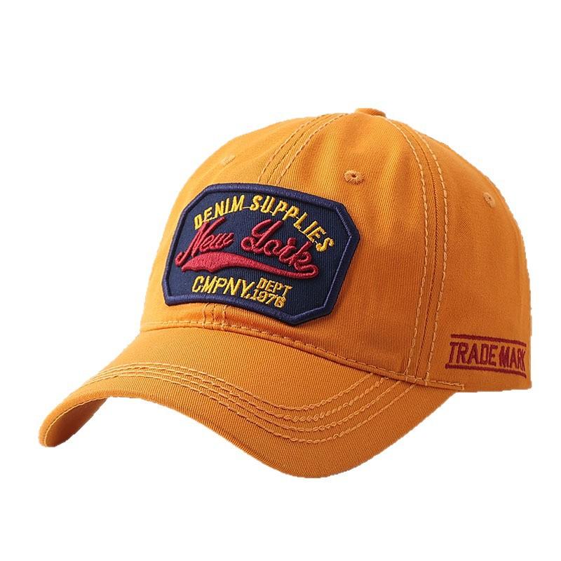 Hat women's European and American new letter embroidery baseball cap men's outdoor versatile sunshade cap soft top tide