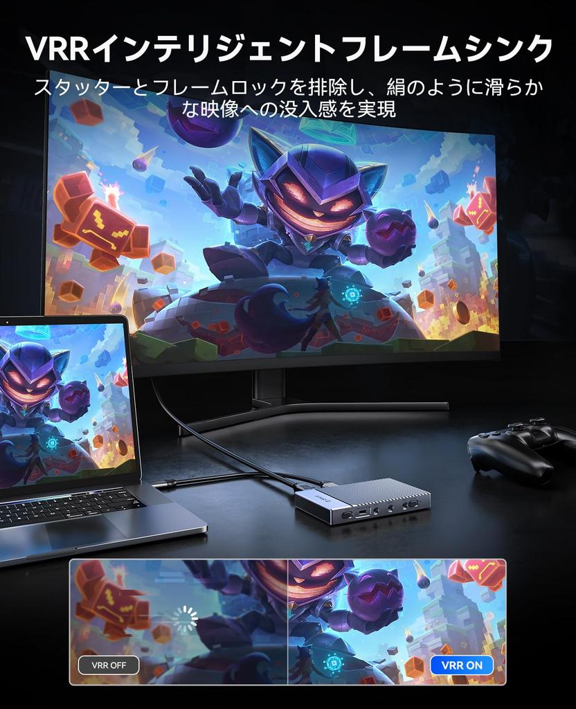 ORICO HDMI Capture Card with HDR Video Capture for Video and Live Screen Compatible with and Includes Japanese Instruction Manual 4K@60Hz Pass-Through