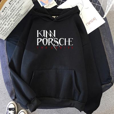Kinnporsche The Series Hoodie Mulheres Estética Gráfico Kinn e Porshce Hoodies Outono Inverno Pulôveres Oversized Moletons Top