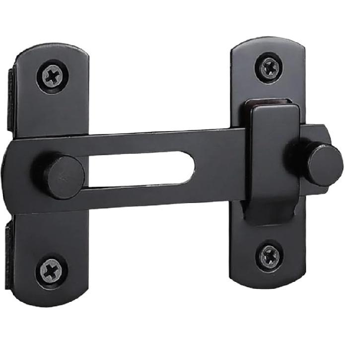 Flip Latch 8 Pcs Stainless Steel Sliding Barn Door Lock Multi-Purpose Hardware Gate Latches Safety Latches for Wooden Furniture Window Closet for