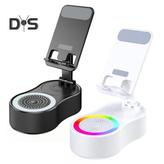 360 grad Drehbare Telefon Stehen mit Drahtlose Bluetooth-kompatibel Lautsprecher RGB Licht Höhe Einstellbar Handy Halter