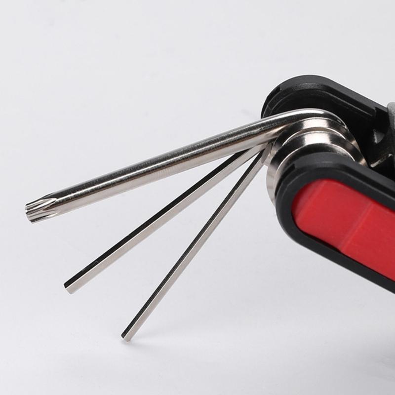 Regulable Quick Spanners Set Screwdriver Rod Quick Socket Wrenches Hand Tool for Bike Maintenances