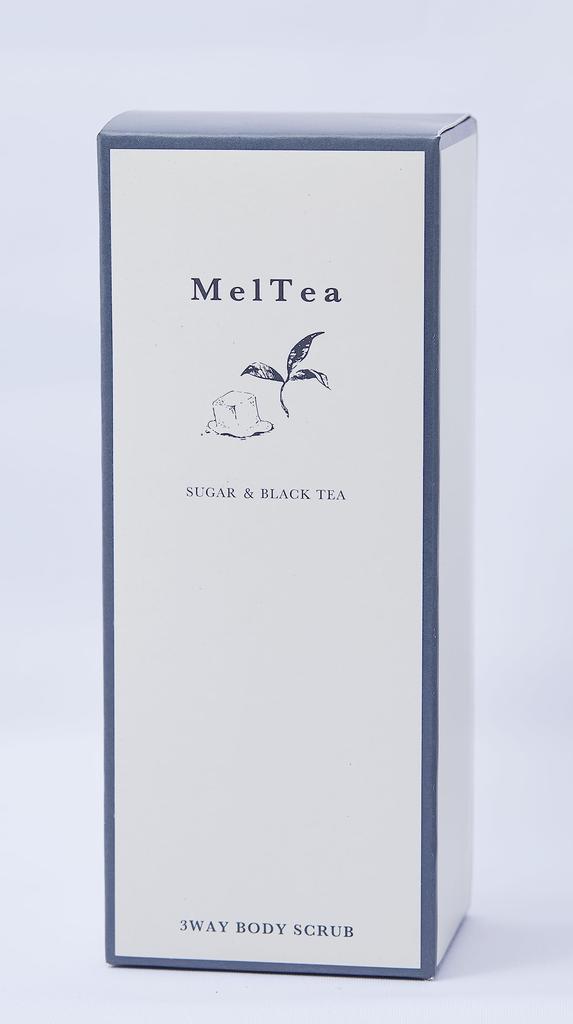 MelTea Body Soap Scrub 200g Body Scrub Melty Melty Body Care Foaming Foam Moisturizing Elbows Knees Heels Buttocks Dead Skin Made In Japan