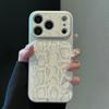 Luxury Crocodile Pattern Pu Leather Silicone Phone Case for IPhone 17 Air 16 15 14 13 Pro Max Large Lens Protective Pink Cover