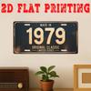 D Flat Pc Vintage Metal Wall Sign Retro Commemorative Plaque Suitable for Home Garage Cave Decor X Nostal