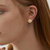 Vintage Gold Geometric Earrings Women Irregular Earrings Alloy Texture Perfect for Daily Wear and Special Occasions
