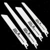 4pcs Reciprocating Saw Blade, Universal Woodworking and Metal Cutting, for DIY and Professional Use, Coarse and Fine Teeth