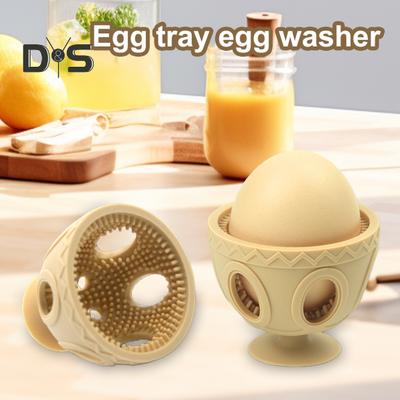 Silicone Egg Brush Portable Egg Washer Reusable Egg Scrubber Egg Cleaning Brush Silicone Egg Cleaner