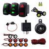 Universeller Blinker-Schalter + Blinkrelais + Hupe Ersatz für Motorräder ATV UTV Golf Carts