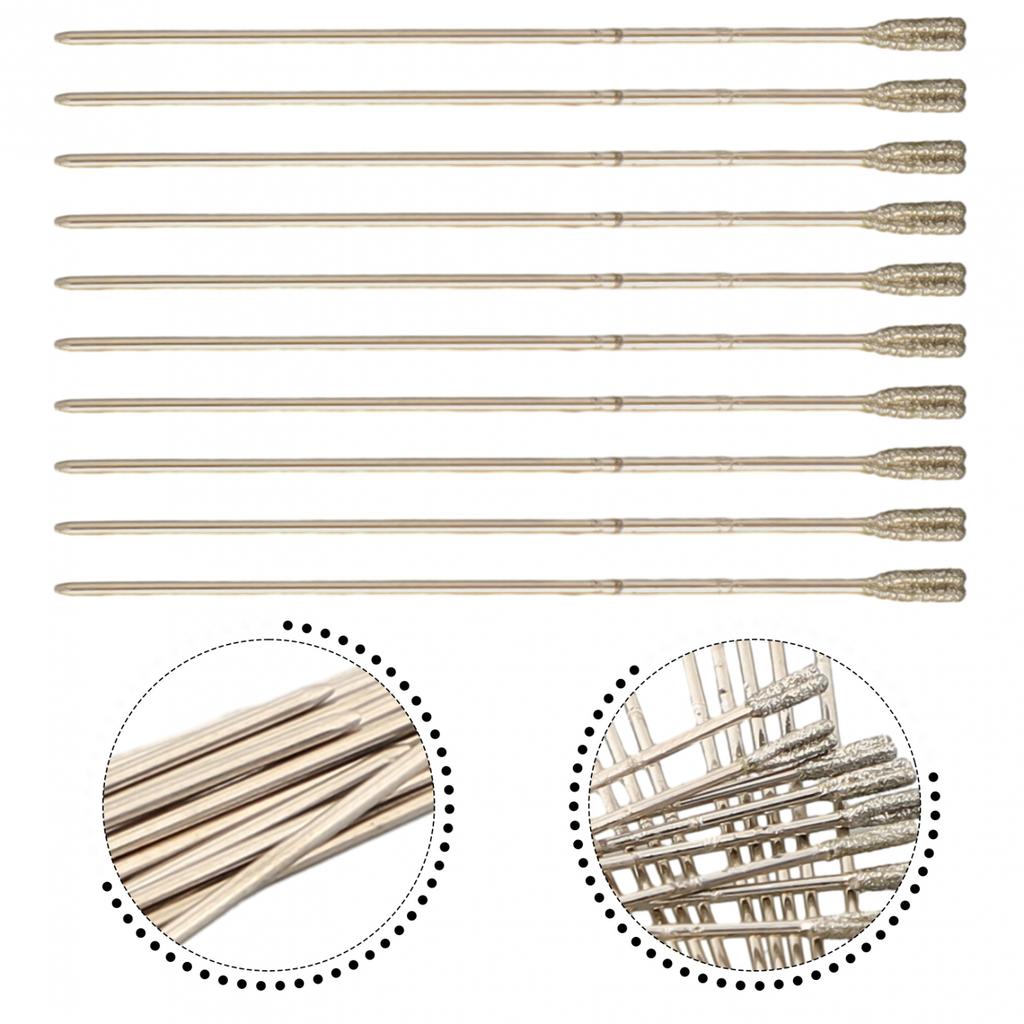 Lapidary Drill Bits Tool Solid Bits 1mm Diamond Coated