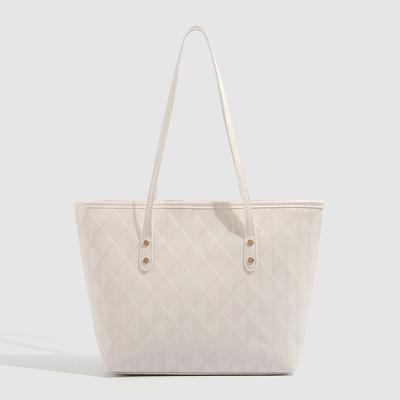 Textured Tote Bag for Women 2025 New Large Capacity Commuter Underarm Bag Simple Versatile Fashion Commuter Shoulder Bag for Women
