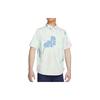 Nike SB Flower Full Print Casual Short Sleeve Couple Style Green Men's DM0170-394
