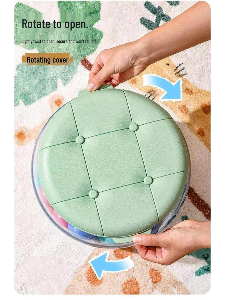 Children's Stackable Toy and Doll Storage Stool