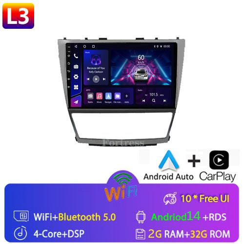 

8-ядерный автомобильный радиоприемник 2 Din Android 13 для Toyota Camry 40 2007-2011 Автомагнитола Мультимедиа Blu-ray IPS Экран Навигация GPS Carplay