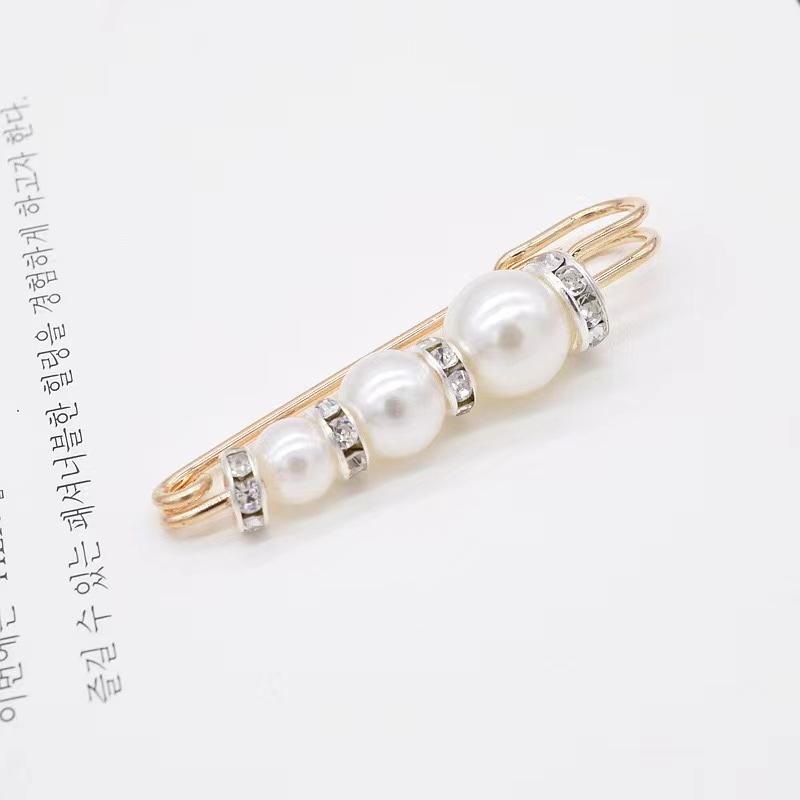 

Броши для платьев со стразами, украшения в виде пряжки, ювелирные изделия, броши для мужчин и женщин, хиджаб one size золотой