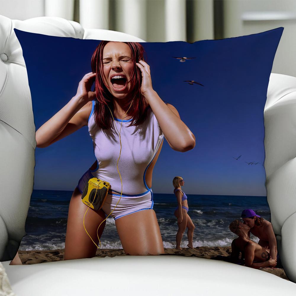 Singer RRose Gray Louder Please Birthday Anniversary Gifts Double Sided Printed Zipper Cushion Cover Soft Skin Bedding