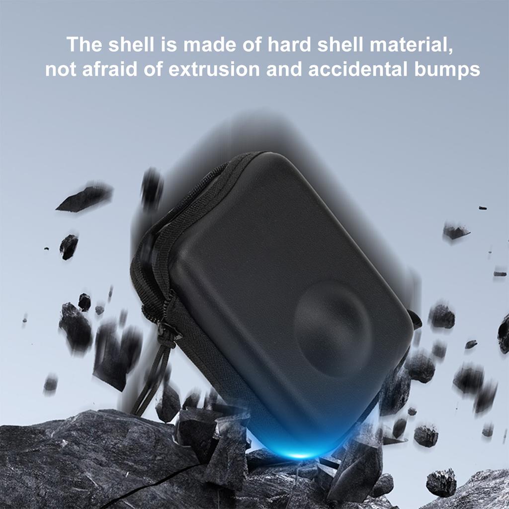VRIG AC-57 Camera Carry Case Carrying Travel Bag Portable Small Storage Bag Protective Cover Hard Shell Travel Protector Compatible with DJI Osmo 360