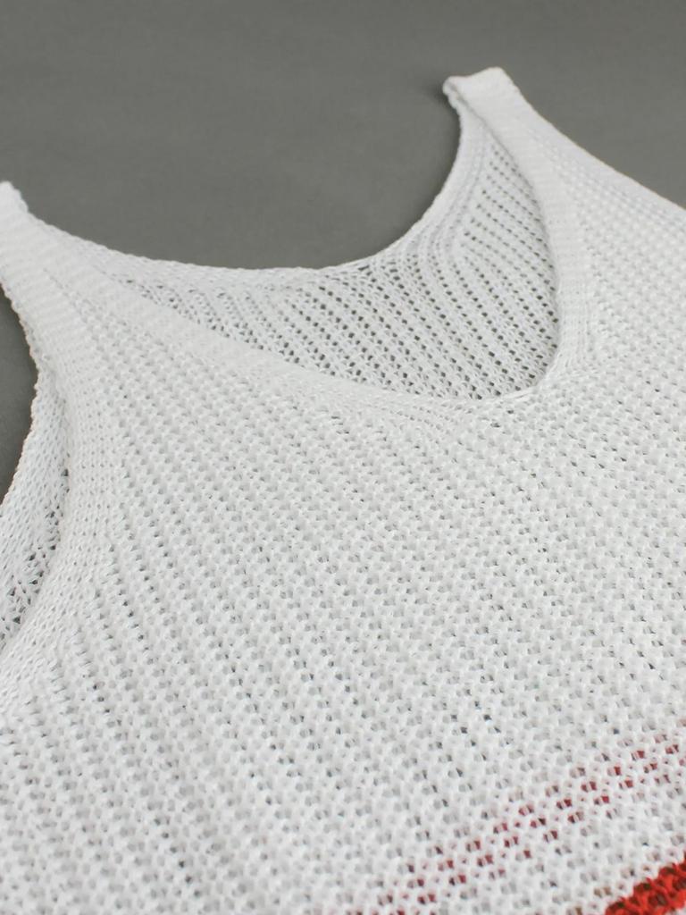 Women's European & American Style Summer Knitted Sweater Vest