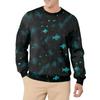 Men's Casual Fashion Printed Round Neck Pullover Sweatshirt