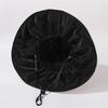 Women'S Velvet Wide-Brim Bucket Hat - Casual Outdoor Sun Hat With Uv Protection