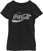 Užijte si černé tričko s grafickým potiskem loga CocaCola