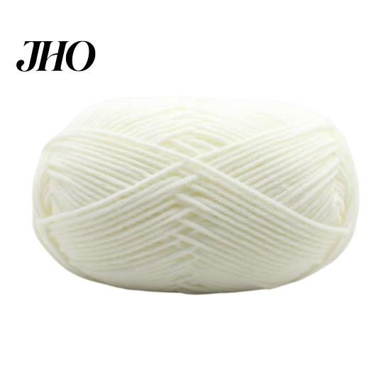 DIY Knitting Yarn Wool Line Professional Ultra Soft Needlework Milk Cotton Crochet Knitted 4Ply for Home