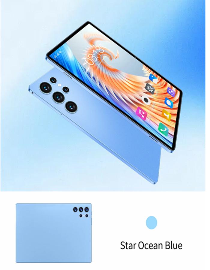 New 10.1 Inch Octa Core Tablets 8GB RAM 128GB ROM 4G Dual SIM Network AI Speed-up Tablet Bluetooth WiFi 6000mAh