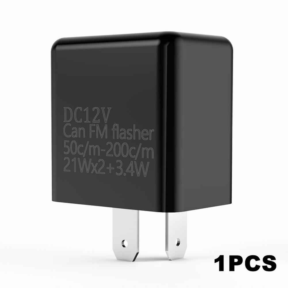 Relé Intermitente LED Electrónico de 2 Pines Velocidad Ajustable Señal de Giro Destello Rápido Nuevo