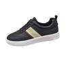 Cross-Border New Leather Printed Breathable Sports And Leisure Shoes Personalized Versatile Soft-Soled Forrest Gump Shoes Men'S Little White Shoes
