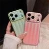 Gradient Diamond Grid Drop-Proof Case for iPhone 16 Pro Max and Apple I15 PRO.