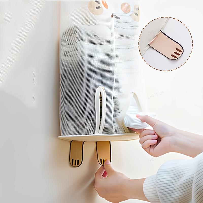 Breathable Mesh Underwear Organizer Bag Wall Hanging Storage Bag for Socks Underwear Organizer Bedroom Wardrobe Organizer