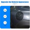 Fuel Tank Cover Trim for Subaru Outback 2021 2022 2023 2024 2025 Accessories, ABS Car Exterior Fuel Oil Filler Gas Tank Cap Trim 1Pcs, Carbon Fiber