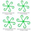 4pc Plant Fixing Clip Plant Climbing Support Frame Flower Stem Folding Frame Stem Finishing Period Gardening Tools and Equipment