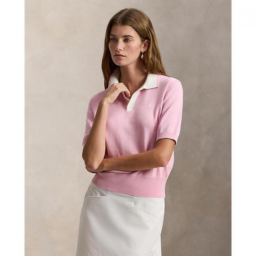 Polo Ralph Lauren Women S Cotton Blend Polo Collar Sweater wmxgSwenc020105650 XS