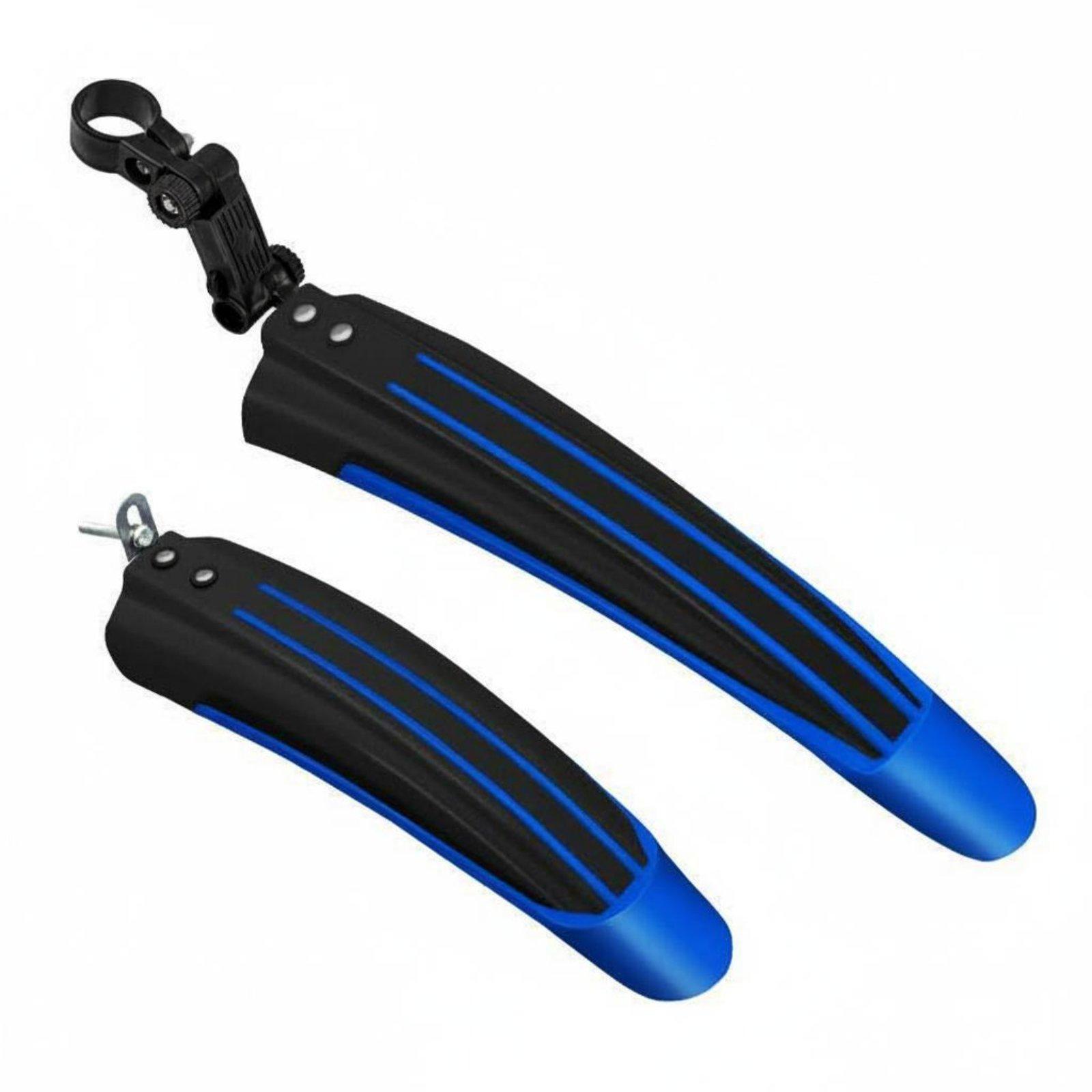2 Pieces Universal Mountain Bike Mudguards Lightweight Mountain Bike Fenders Adjustable Cycle Mudguard Set Extended Length