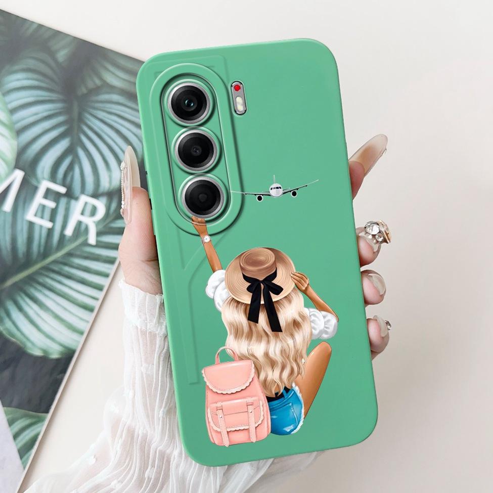For Tecno Camon 40 Pro 5G Case CM7 Cute Cat Panda Fashion Flowers Love Back Cover For Camon 40 Pro 5G Tecno Phone Case Silicone