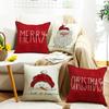 New Christmas Snowman Pillow Living Room Sofa Bedroom Balcony Pillow Home Lumbar Pillow Cover