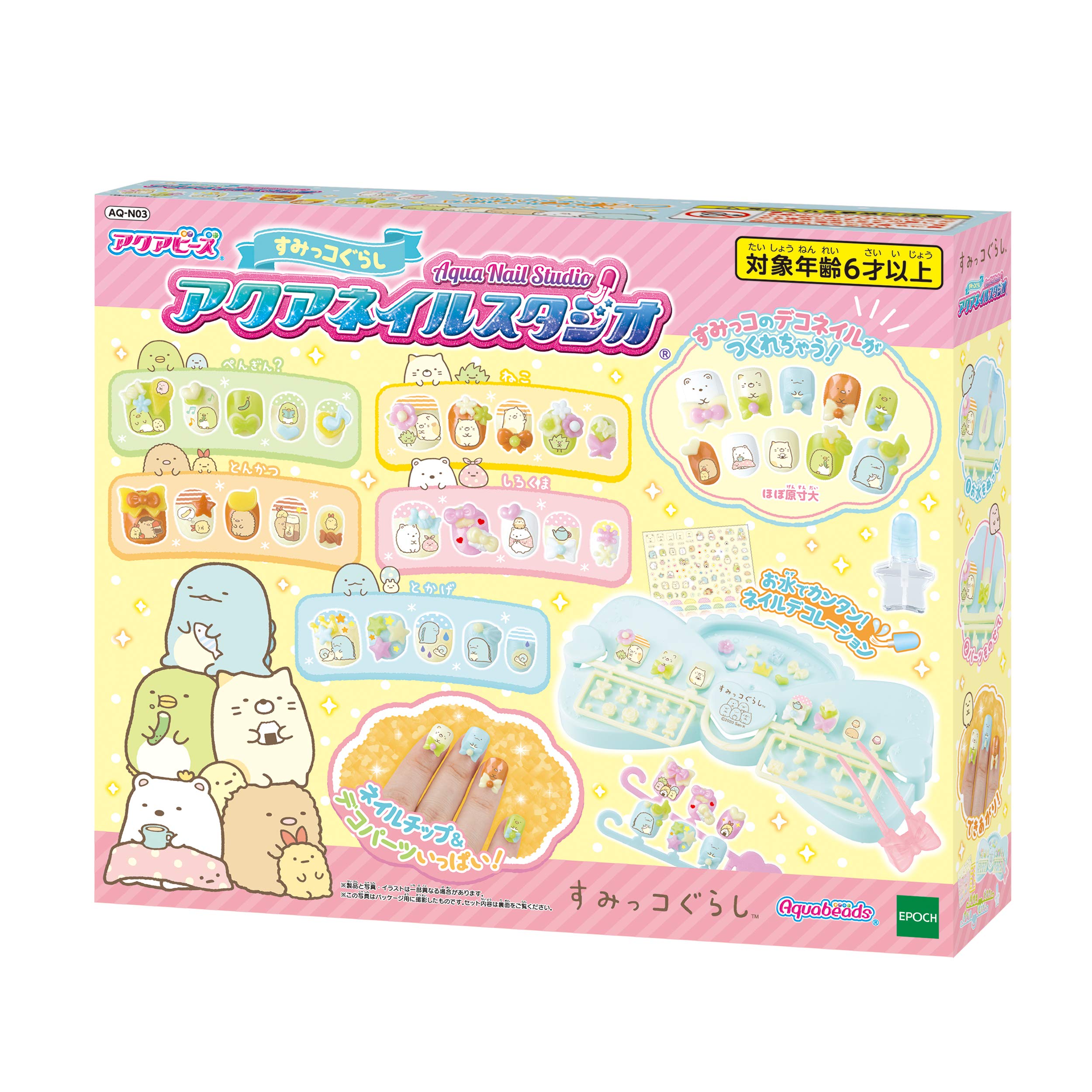 

Aqua Nail Gurashi Aqua Nail ST Mark Сертификация Возраст от 6 лет Игрушки Игрушки для создания воды Косметика Aqua Nail Studio Epoch EPOCH [Sumikko Studio] AQ-N03