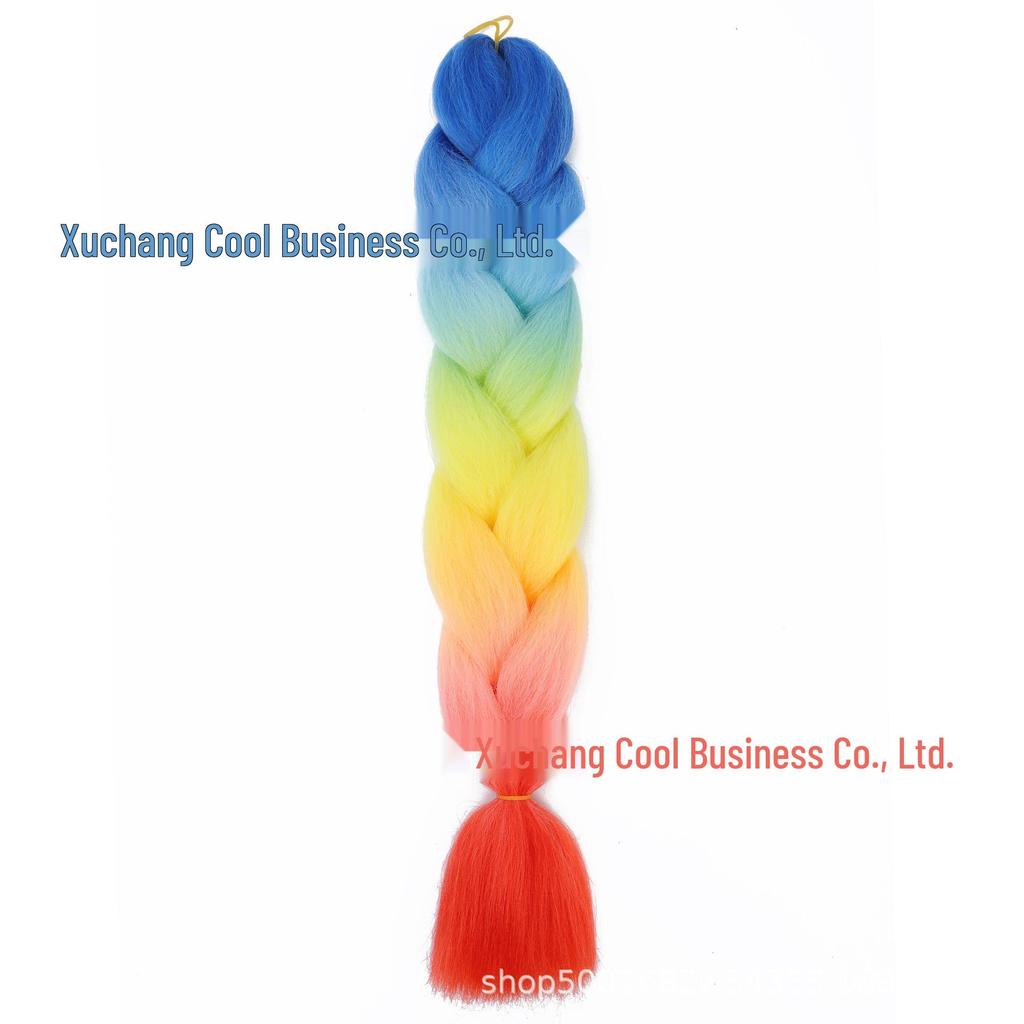 Three, Four, Five-Color Gradient High-Temp Fiber Jumbo Braid Material