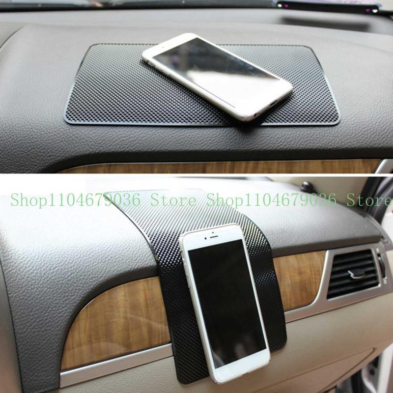 652F Car Dashboard Sticky Mat Anti Slip Gel Pad Phone Holder For Keys Sunglass Grip Pad