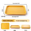 Rectangular Plastic Fast Food Serving Tray