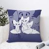 B-Boykisser Silly Cat Cute Pillow Case Plush Fabric Soft Pillowcase Double Sided Print Sofa Cushion Cover Throw Pillow Cover