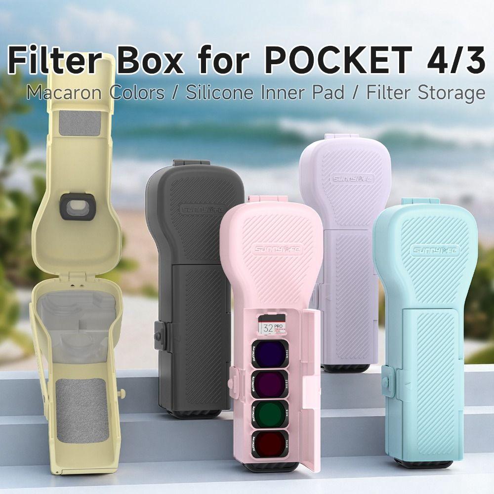 With Lens Filter Storage Protective Case Hard Shell for DJI Osmo Pocket 4 3 Camera Accessories