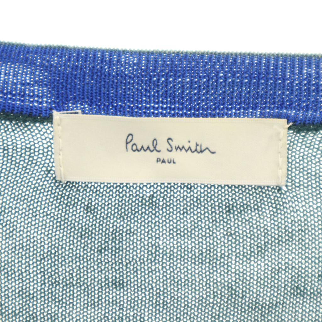 Paul Smith Long Sleeve Long Knit Cardigan M Deep Green Women Used