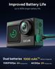 SJ6 Ultra Action Camera 4K 20MP Dual Display Lens Image Stabilization Dual Touchscreen 77g Lightweight Design Voice Control Portrait Shooting Dash Cam